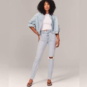 Abercrombie Light Blue Women's Jeans - Curve Love